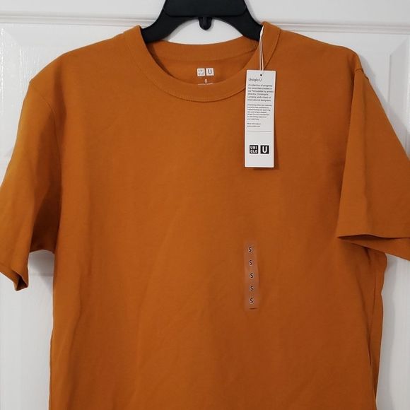 Uniqlo Other - Uniqlo Crew Neck Short Sleeve Cotton T-Shirt. "27 Orange" NEW w/ Tags